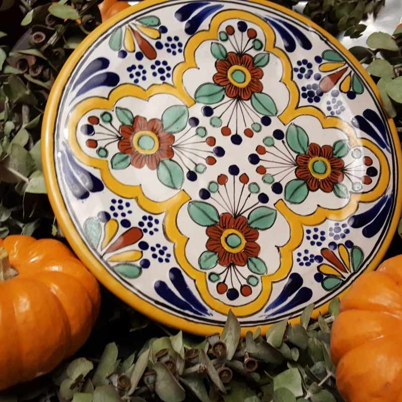 Fall Seasonal Tableware Fresh from the Talavera Pottery Pumpkin Patch