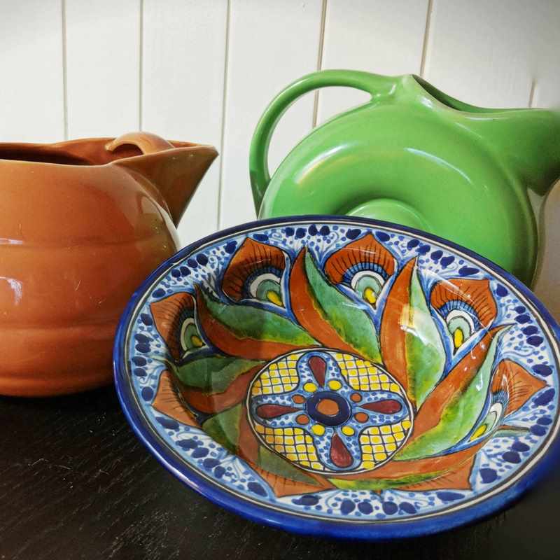 Serendipity Bauer Hall Pottery Perfect Partners with Talavera